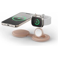 Беспроводное зарядное Satechi OntheGo 2-in-1 Charger ST-QTG21R (розовый) - Превью изображения №5 — Интернет-магазин ПроЗаказ