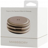 Беспроводное зарядное Magssory Disc Signature Edition 3 в 1 для Samsung WCH053 (титановый) - Превью изображения №7 — Интернет-магазин ПроЗаказ