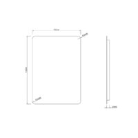  Roxen Зеркало Bella smart touch 510055-50ST (с бесконтактным сенсором и подсветкой) - Превью изображения №8 — Интернет-магазин ПроЗаказ