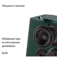 Умная колонка Яндекс Станция Макс (с хабом умного дома Zigbee, зеленый) - Превью изображения №4 — Интернет-магазин ПроЗаказ