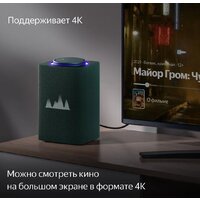 Умная колонка Яндекс Станция Макс (с хабом умного дома Zigbee, зеленый) - Превью изображения №5 — Интернет-магазин ПроЗаказ