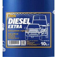 Моторное масло Mannol DIESEL EXTRA 10W-40 10л - Превью изображения №2 — Интернет-магазин ПроЗаказ