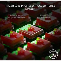 Клавиатура Razer DeathStalker V2 Pro TKL (Razer Low Profile Optical Red, нет кириллицы) - Превью изображения №7 — Интернет-магазин ПроЗаказ