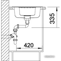 Кухонная мойка Blanco Zia 6 S (кофе) [515072] - Превью изображения №3 — Интернет-магазин ПроЗаказ