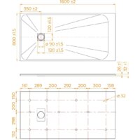 Душевой поддон RGW TSS-W 80x160 - Превью изображения №7 — Интернет-магазин ПроЗаказ
