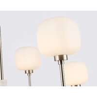 Подвесная люстра Ambrella light LH53001/6 SN/FR (сатин никель/белый матовый) - Превью изображения №6 — Интернет-магазин ПроЗаказ