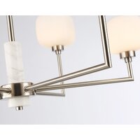 Подвесная люстра Ambrella light LH53001/6 SN/FR (сатин никель/белый матовый) - Превью изображения №7 — Интернет-магазин ПроЗаказ