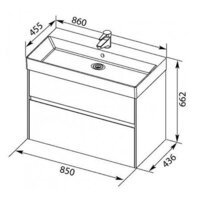  Aquanet Тумба под умывальник Бруклин 85 203960 - Превью изображения №8 — Интернет-магазин ПроЗаказ