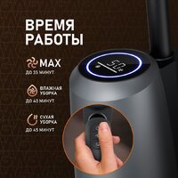 Пылесос Weissgauff V13 BLDC 200 Graphite AquaPro - Превью изображения №14 — Интернет-магазин ПроЗаказ
