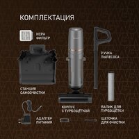 Пылесос Weissgauff V13 BLDC 200 Graphite AquaPro - Превью изображения №17 — Интернет-магазин ПроЗаказ