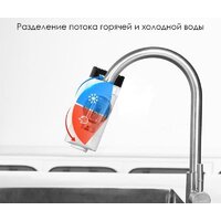 Проточный электрический водонагреватель на кран Xiaoda Hot Water Faucet White HD-JRSLT06 - Превью изображения №3 — Интернет-магазин ПроЗаказ