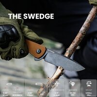 Складной нож KIZER The Swedge L4001A1 - Превью изображения №2 — Интернет-магазин ПроЗаказ