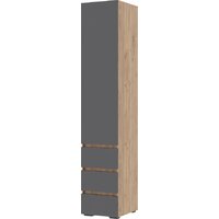 Стендмебель Хелен ПН 03 (серый графит 0162/дуб крафт золотой)