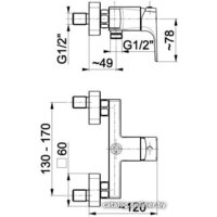 Смеситель Armatura Mokait 5536-010-81 - Превью изображения №2 — Интернет-магазин ПроЗаказ