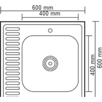 Кухонная мойка Ledeme L96060-R - Превью изображения №2 — Интернет-магазин ПроЗаказ