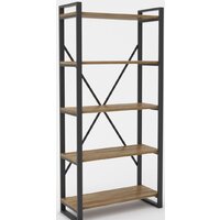 Hype Mebel Стандарт-2 80x170 (черный/дуб галифакс олово)