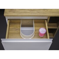  Домино Тумба под умывальник Joy 46 Frost 70 подвесная с двумя ящиками В2 - Превью изображения №13 — Интернет-магазин ПроЗаказ