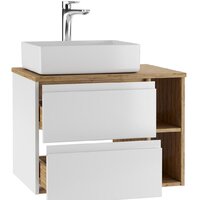  Домино Тумба под умывальник Joy 46 Frost 70 подвесная с двумя ящиками В2 - Превью изображения №3 — Интернет-магазин ПроЗаказ