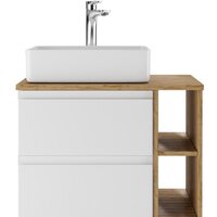 Домино Тумба под умывальник Joy 46 Frost 70 подвесная с двумя ящиками В2