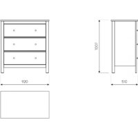 Комод Mio Tesoro Сага 3 ящика 2.08.02.020.1 (белый) - Превью изображения №11 — Интернет-магазин ПроЗаказ