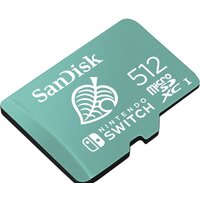 Карта памяти SanDisk Nintendo Switch Licensed Card Animal Crossing Edition microSDXC 512GB SDSQXAO-512G-GNCZN - Превью изображения №2 — Интернет-магазин ПроЗаказ