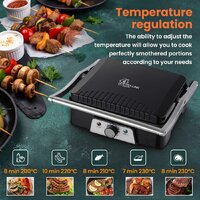Электрогриль Extralink Smart Life Electric Grill SJ-36 - Превью изображения №3 — Интернет-магазин ПроЗаказ