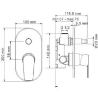 Смеситель Wasserkraft Dill 6161 - Превью изображения №2 — Интернет-магазин ПроЗаказ