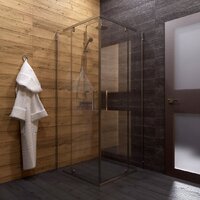 Душевой уголок Triton Каппа-Хром 90x90 (с поддоном) - Превью изображения №4 — Интернет-магазин ПроЗаказ