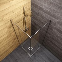 Душевой уголок Triton Каппа-Хром 90x90 (с поддоном) - Превью изображения №7 — Интернет-магазин ПроЗаказ