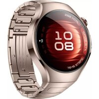 Умные часы Huawei Watch 5 42 мм (золотистый, с золотистым титановым ремешком, международная версия) - Превью изображения №3 — Интернет-магазин ПроЗаказ