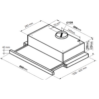 Кухонная вытяжка Korting KHP 6617 RB - Превью изображения №2 — Интернет-магазин ПроЗаказ