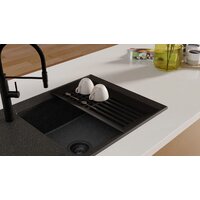 Кухонная мойка Kernau KGS Y 6078 1B1D Black Metallic - Превью изображения №7 — Интернет-магазин ПроЗаказ