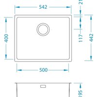 Кухонная мойка Alveus Kombino 50 F/S - Превью изображения №2 — Интернет-магазин ПроЗаказ