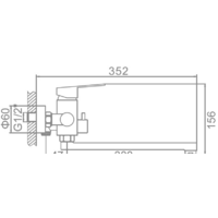 Смеситель Ledeme L72203 - Превью изображения №2 — Интернет-магазин ПроЗаказ