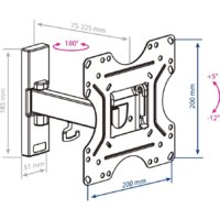 Кронштейн для телевизора Kromax Optima 213 (черный) - Превью изображения №2 — Интернет-магазин ПроЗаказ