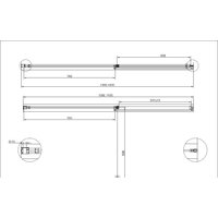 Душевая дверь Cezares URBAN-B-12-140-C-NERO - Превью изображения №8 — Интернет-магазин ПроЗаказ