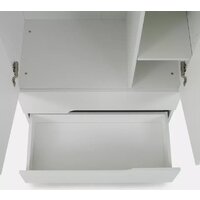 Шкаф распашной MOWbaby Lilla / 400 (Cloud White) - Превью изображения №9 — Интернет-магазин ПроЗаказ