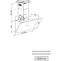 Кухонная вытяжка Kernau KCH 0290 B Gesture Open - Превью изображения №4 — Интернет-магазин ПроЗаказ