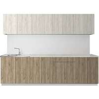 Артём-Мебель Лана СН-113 без стекла 2.6 (дуб крафт белый/дуб крафт серый)