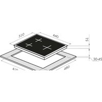 Варочная панель HOMSair HGS433GS - Превью изображения №2 — Интернет-магазин ПроЗаказ