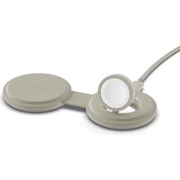 Беспроводное зарядное Satechi OntheGo 2-in-1 Charger ST-QTG21W (бежевый) - Превью изображения №2 — Интернет-магазин ПроЗаказ