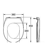 Сиденье для унитаза Grohe Bau 39493000 - Превью изображения №4 — Интернет-магазин ПроЗаказ