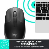 Мышь Logitech M190 (черный/темно-серый) - Превью изображения №3 — Интернет-магазин ПроЗаказ