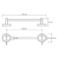 Держатель для полотенца Bemeta Omega 104104022 - Превью изображения №2 — Интернет-магазин ПроЗаказ