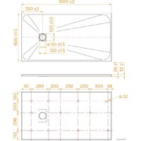 Душевой поддон RGW TSS-W 80x150 - Превью изображения №7 — Интернет-магазин ПроЗаказ
