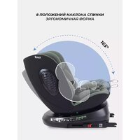 Детское автокресло Rant Helix Isofix AY819 (зеленый) - Превью изображения №6 — Интернет-магазин ПроЗаказ