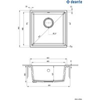 Кухонная мойка Deante ZQA_S10A - Превью изображения №2 — Интернет-магазин ПроЗаказ