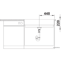 Кухонная мойка Blanco Vintera XL 9-UF 526101 (антрацит) - Превью изображения №4 — Интернет-магазин ПроЗаказ
