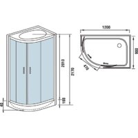 Душевая кабина WeltWasser WW500 Werra 1202 R - Превью изображения №13 — Интернет-магазин ПроЗаказ
