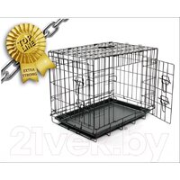 Клетка Duvo Plus Pet Kennel Large 780/482/DV (черный) - Превью изображения №7 — Интернет-магазин ПроЗаказ